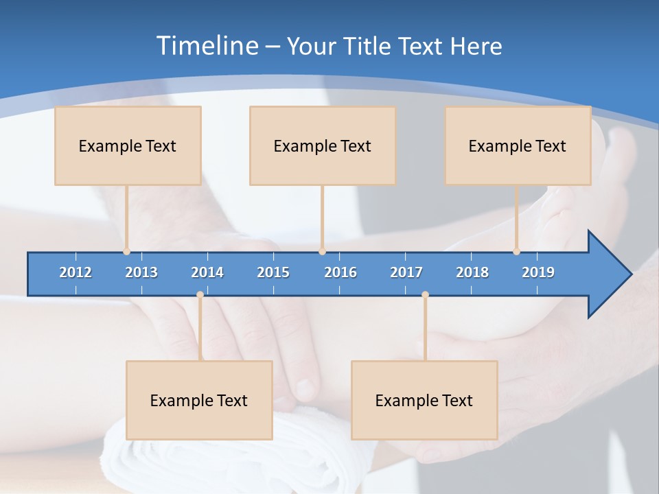 A Person Getting A Foot Massage From Another Person PowerPoint Template