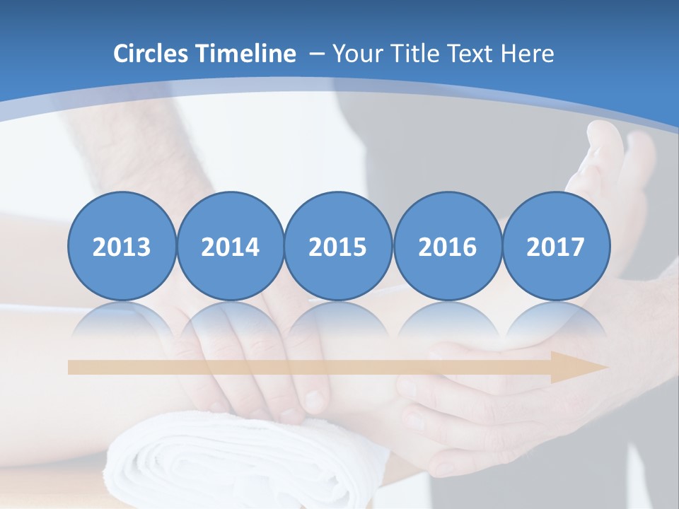 A Person Getting A Foot Massage From Another Person PowerPoint Template