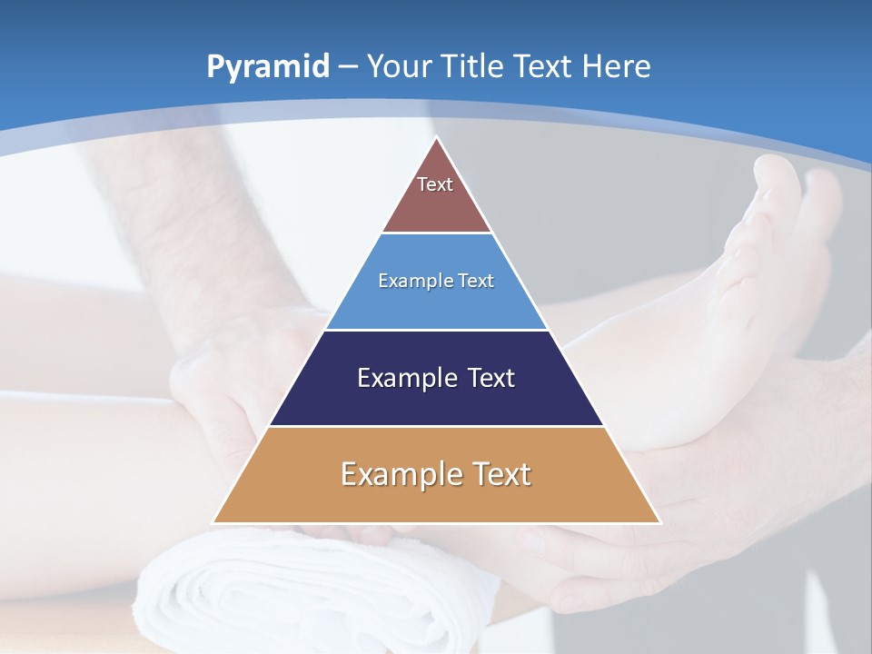 A Person Getting A Foot Massage From Another Person PowerPoint Template