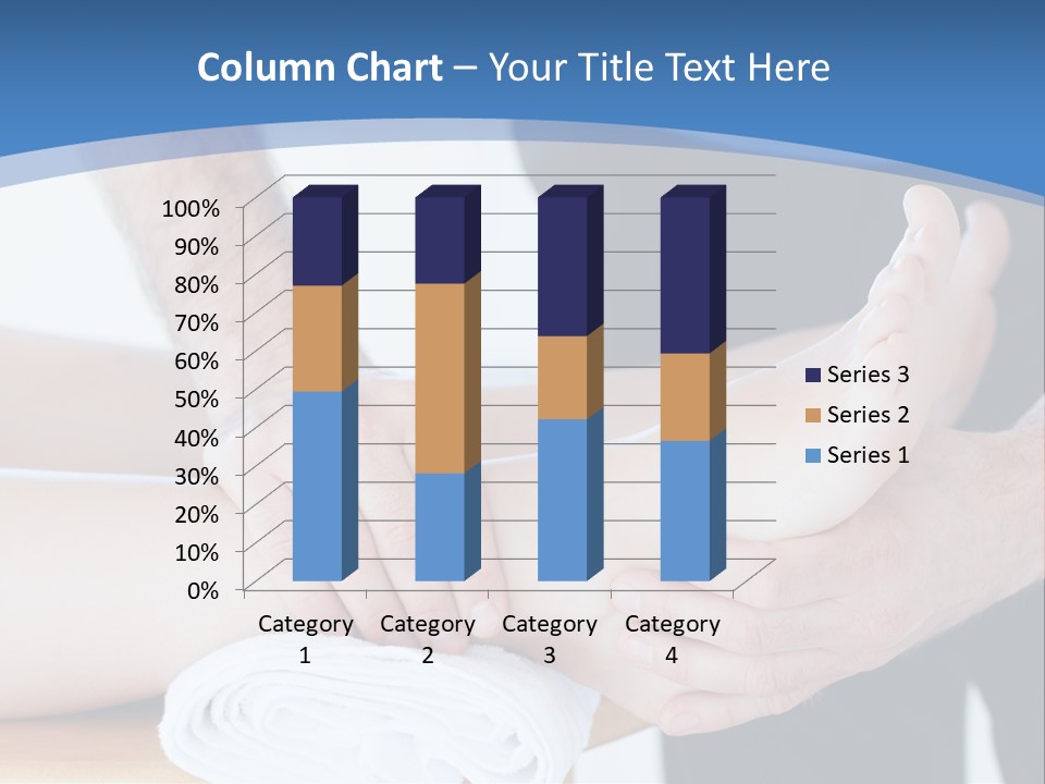 A Person Getting A Foot Massage From Another Person PowerPoint Template