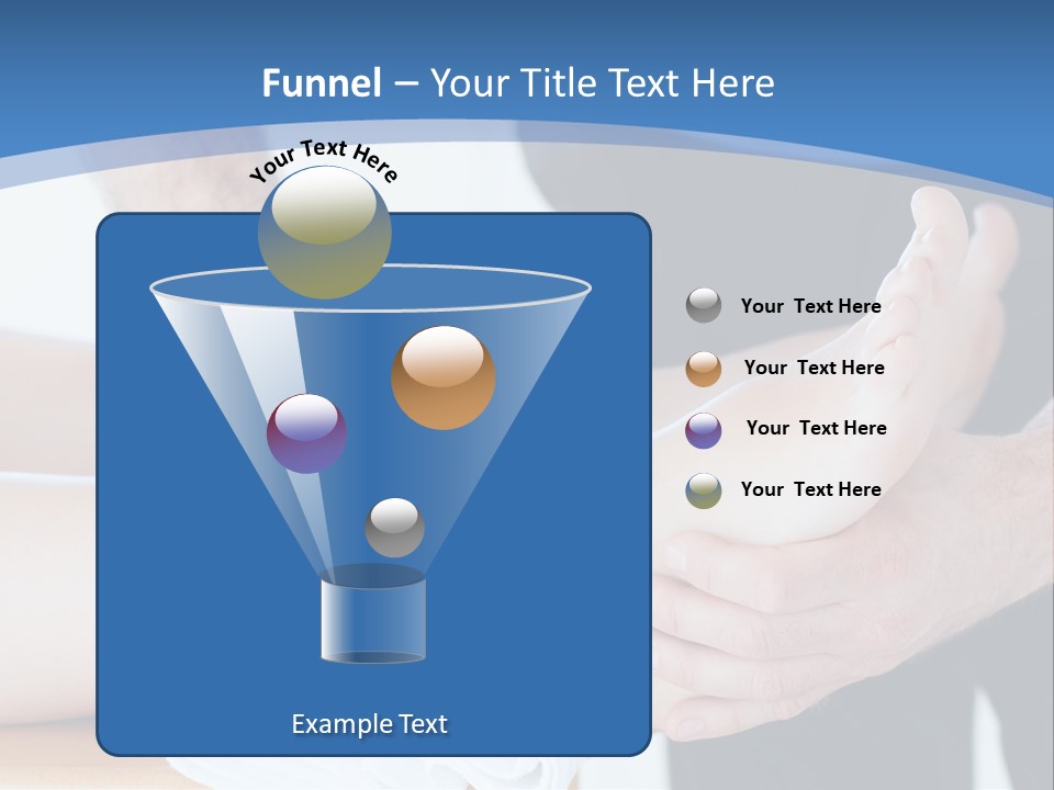 A Person Getting A Foot Massage From Another Person PowerPoint Template