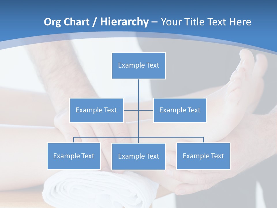 A Person Getting A Foot Massage From Another Person PowerPoint Template