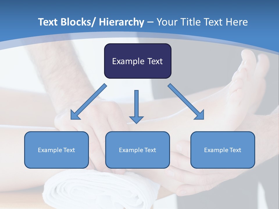 A Person Getting A Foot Massage From Another Person PowerPoint Template
