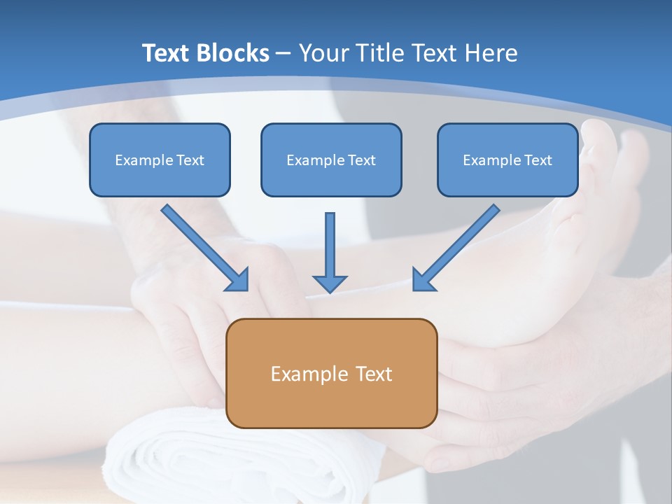 A Person Getting A Foot Massage From Another Person PowerPoint Template