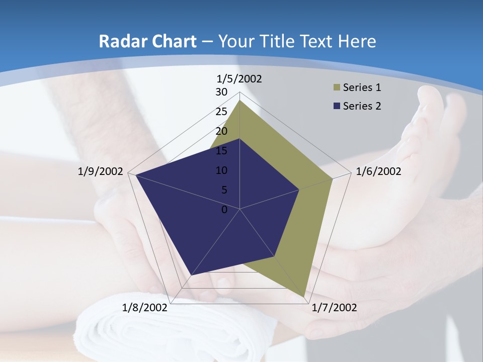 A Person Getting A Foot Massage From Another Person PowerPoint Template