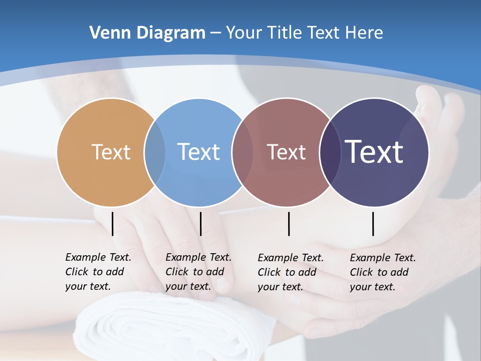 A Person Getting A Foot Massage From Another Person PowerPoint Template