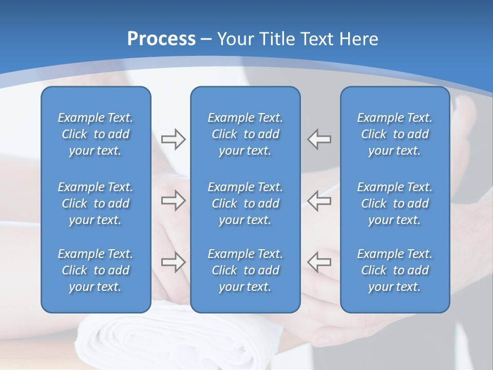 A Person Getting A Foot Massage From Another Person PowerPoint Template