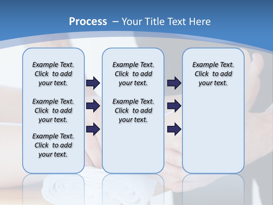 A Person Getting A Foot Massage From Another Person PowerPoint Template
