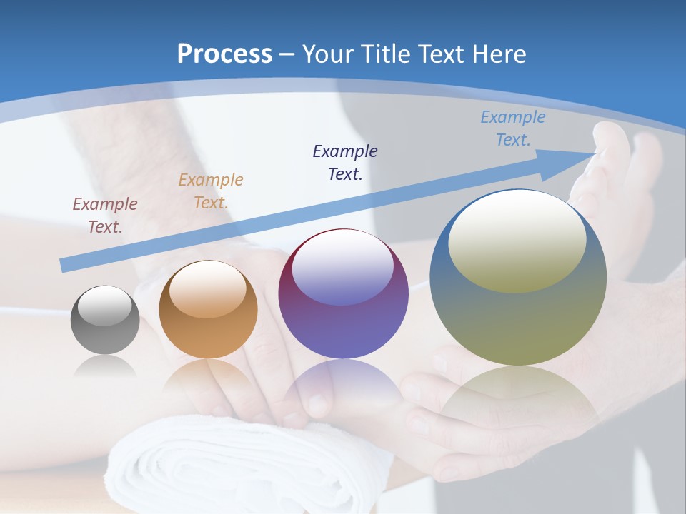 A Person Getting A Foot Massage From Another Person PowerPoint Template