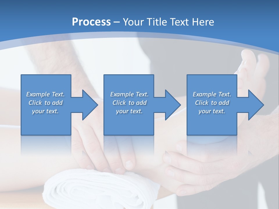 A Person Getting A Foot Massage From Another Person PowerPoint Template