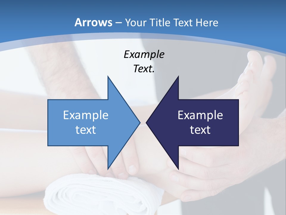 A Person Getting A Foot Massage From Another Person PowerPoint Template