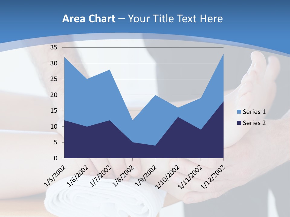 A Person Getting A Foot Massage From Another Person PowerPoint Template