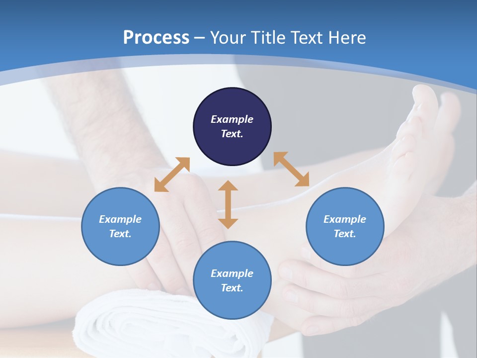 A Person Getting A Foot Massage From Another Person PowerPoint Template