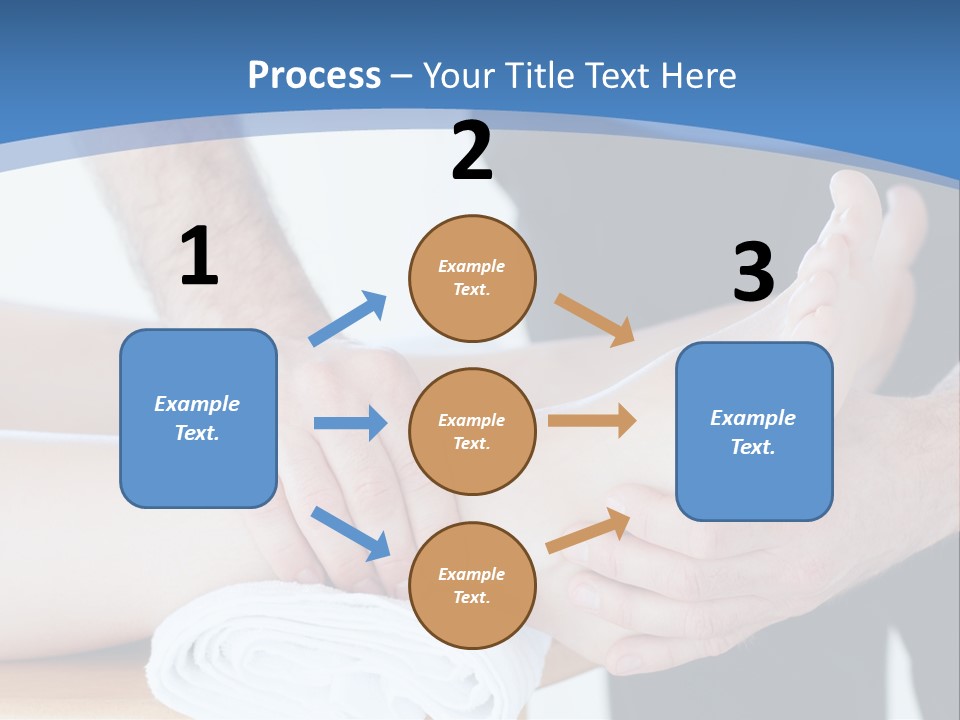 A Person Getting A Foot Massage From Another Person PowerPoint Template