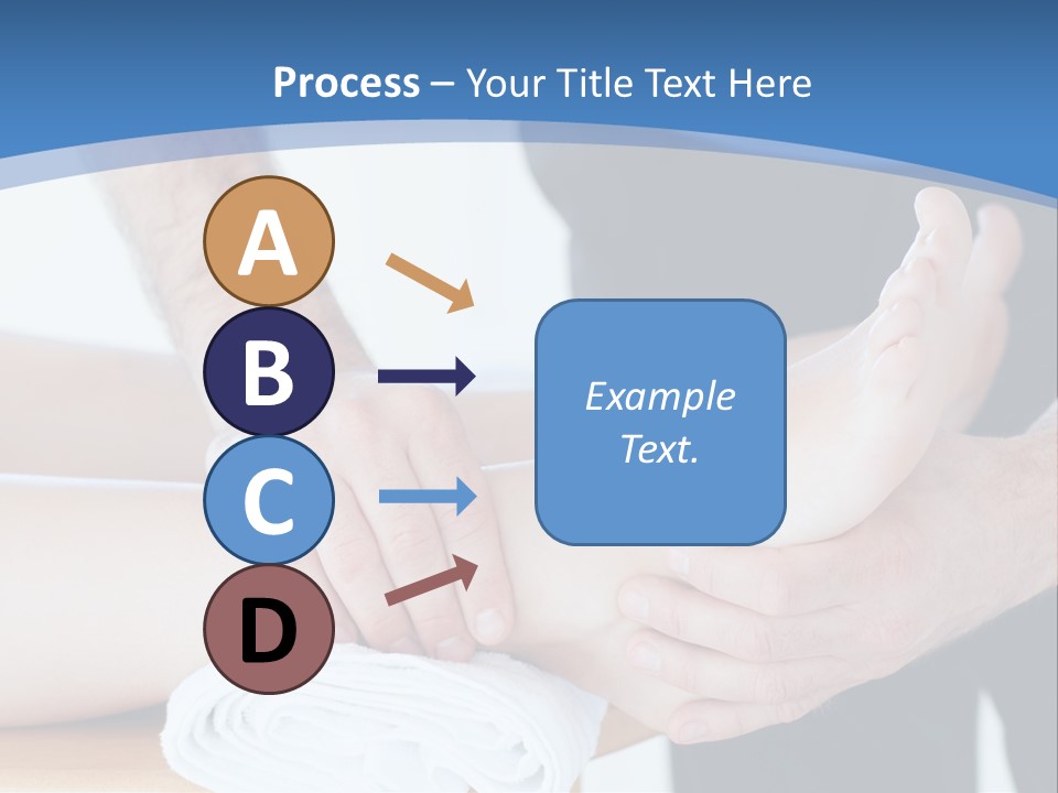 A Person Getting A Foot Massage From Another Person PowerPoint Template