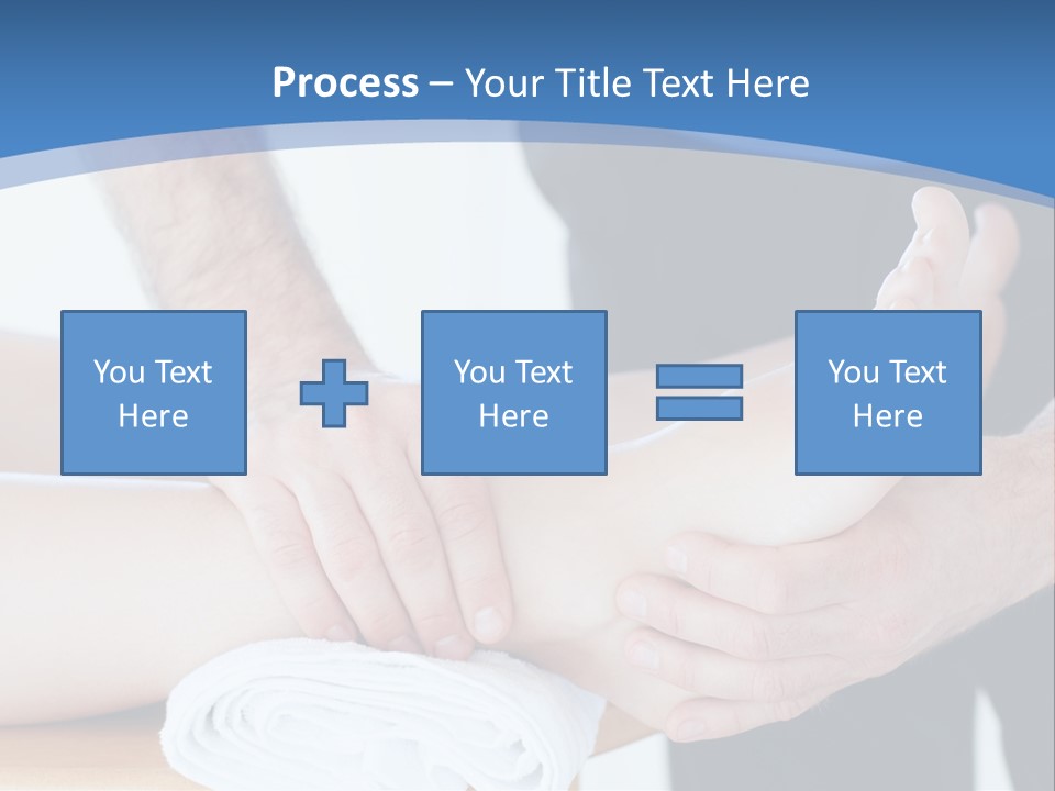 A Person Getting A Foot Massage From Another Person PowerPoint Template