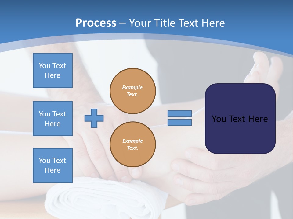 A Person Getting A Foot Massage From Another Person PowerPoint Template