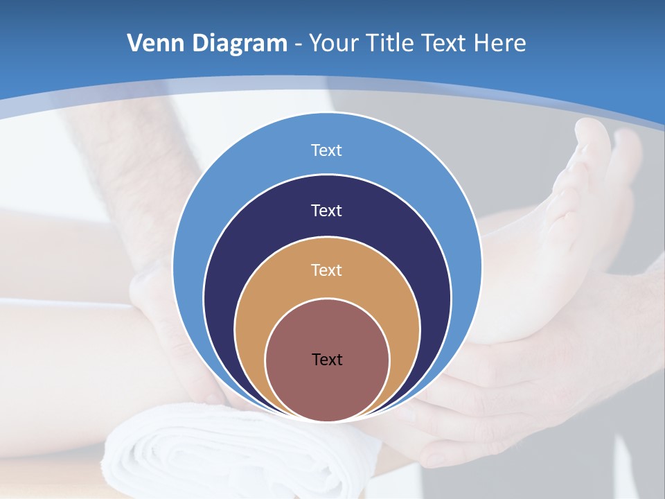 A Person Getting A Foot Massage From Another Person PowerPoint Template