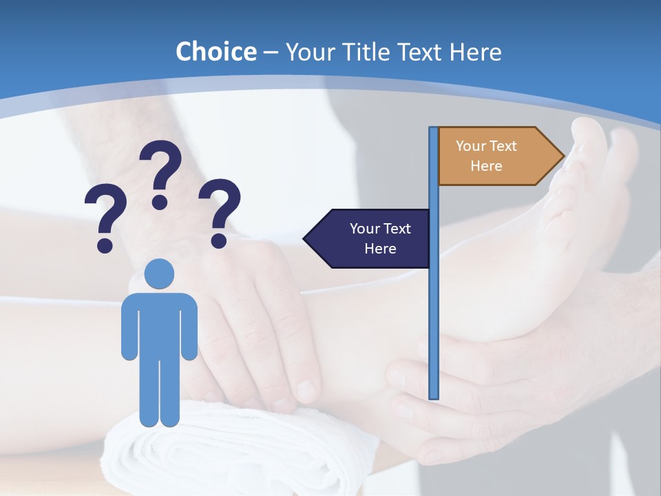 A Person Getting A Foot Massage From Another Person PowerPoint Template