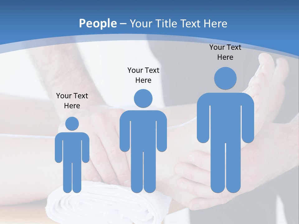 A Person Getting A Foot Massage From Another Person PowerPoint Template