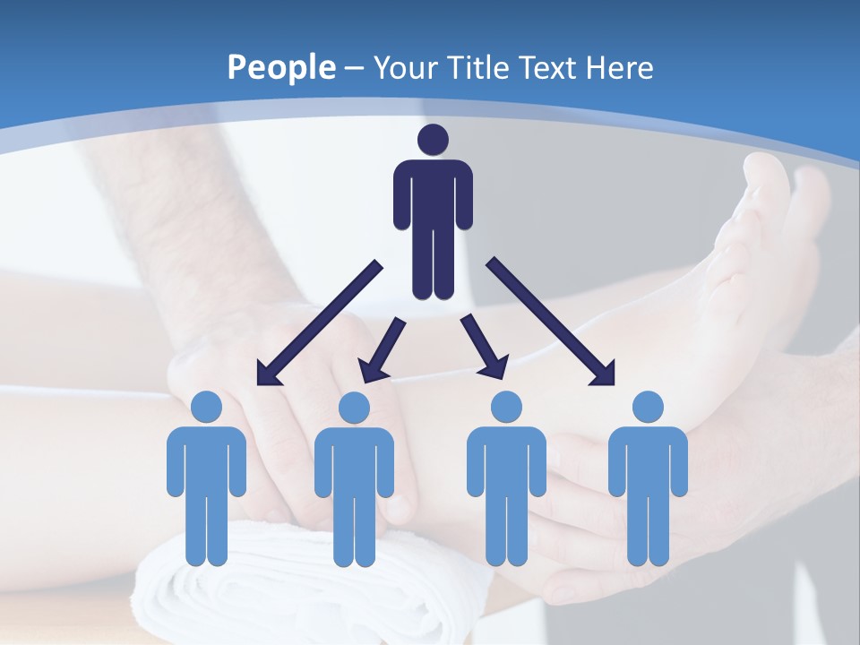 A Person Getting A Foot Massage From Another Person PowerPoint Template