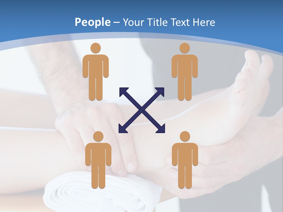 A Person Getting A Foot Massage From Another Person PowerPoint Template
