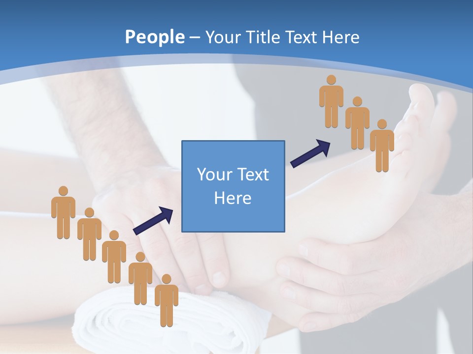 A Person Getting A Foot Massage From Another Person PowerPoint Template