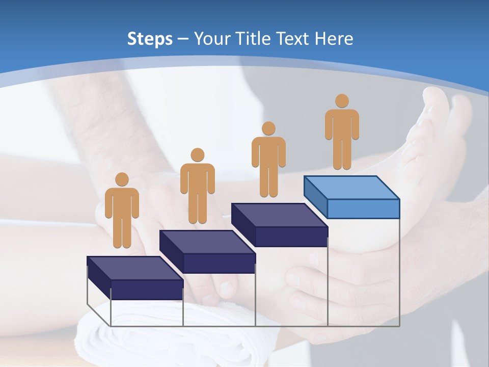 A Person Getting A Foot Massage From Another Person PowerPoint Template