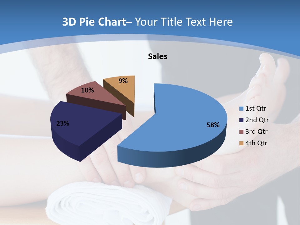 A Person Getting A Foot Massage From Another Person PowerPoint Template