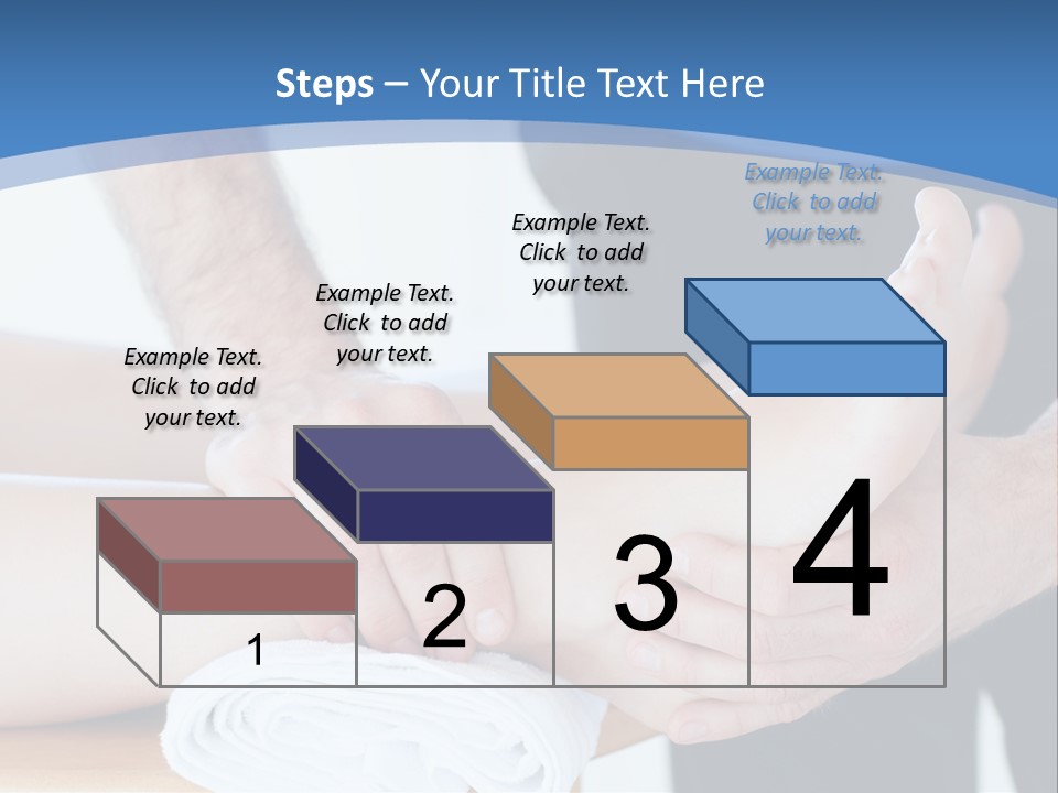 A Person Getting A Foot Massage From Another Person PowerPoint Template