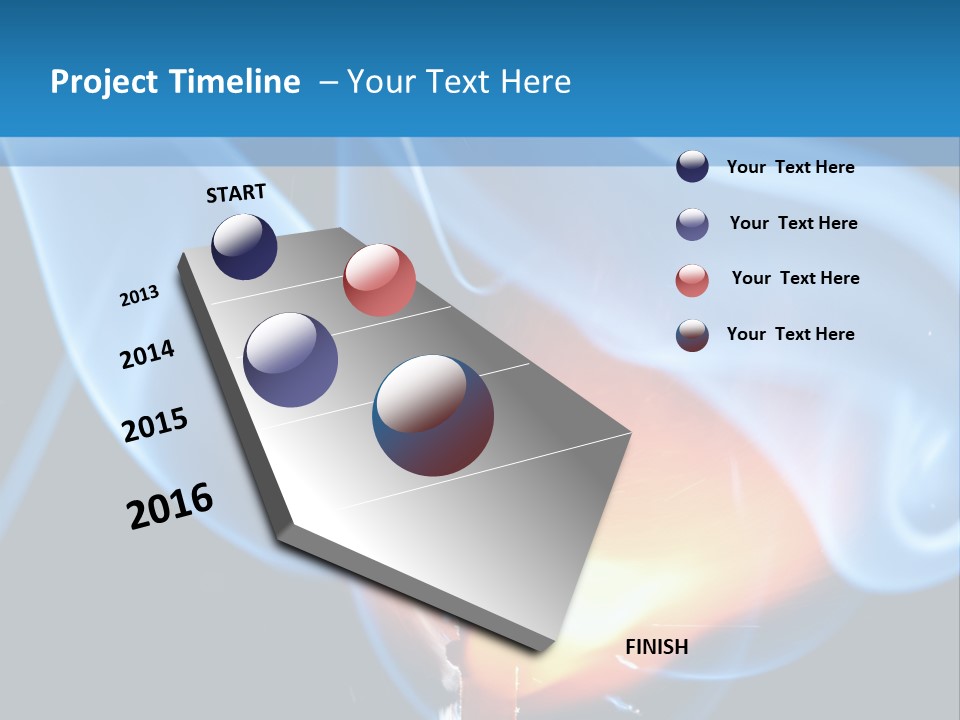 A Matchstick With Blue Smoke Coming Out Of It PowerPoint Template