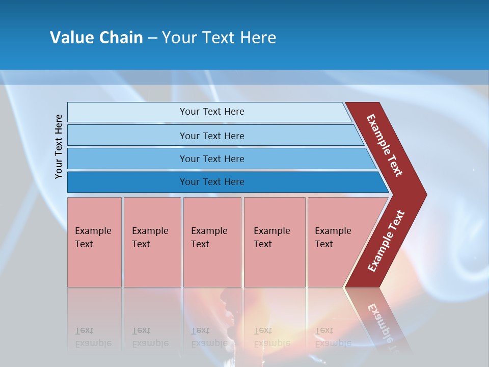 A Matchstick With Blue Smoke Coming Out Of It PowerPoint Template