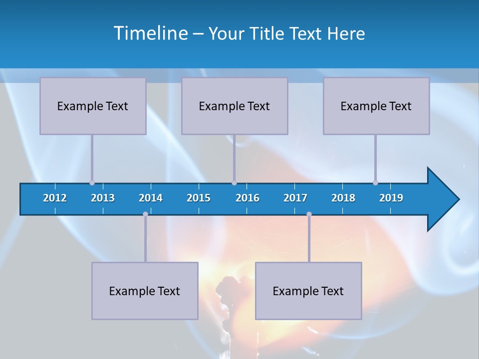 A Matchstick With Blue Smoke Coming Out Of It PowerPoint Template