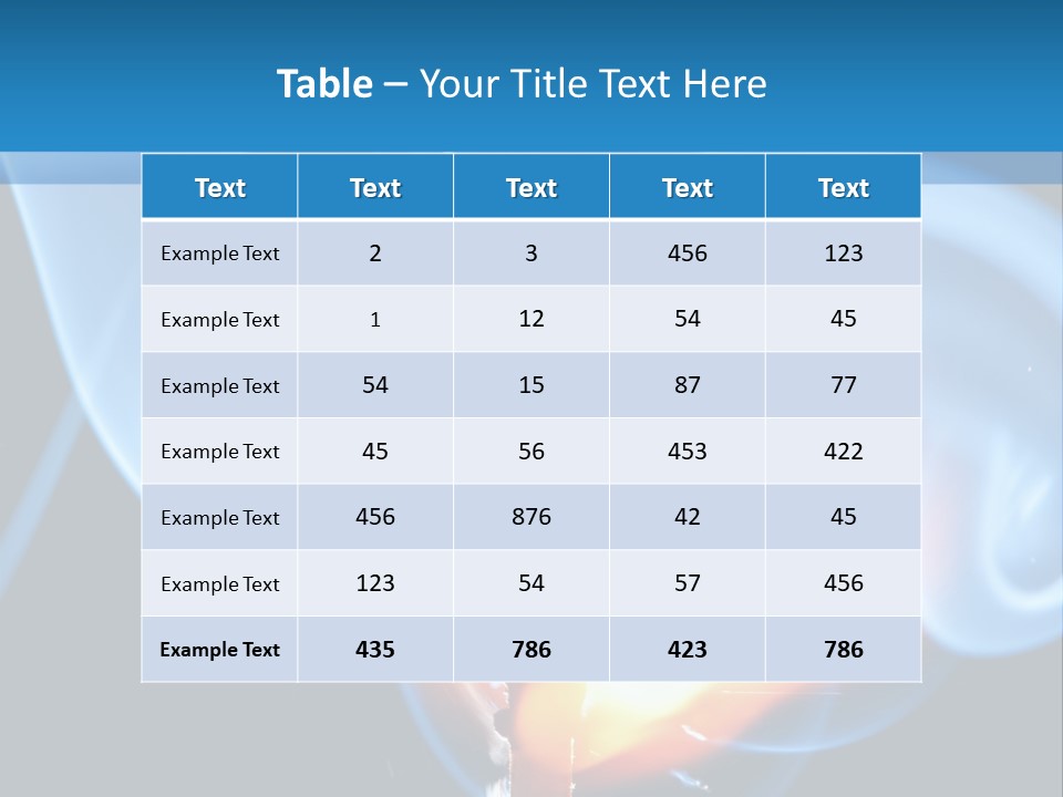 A Matchstick With Blue Smoke Coming Out Of It PowerPoint Template