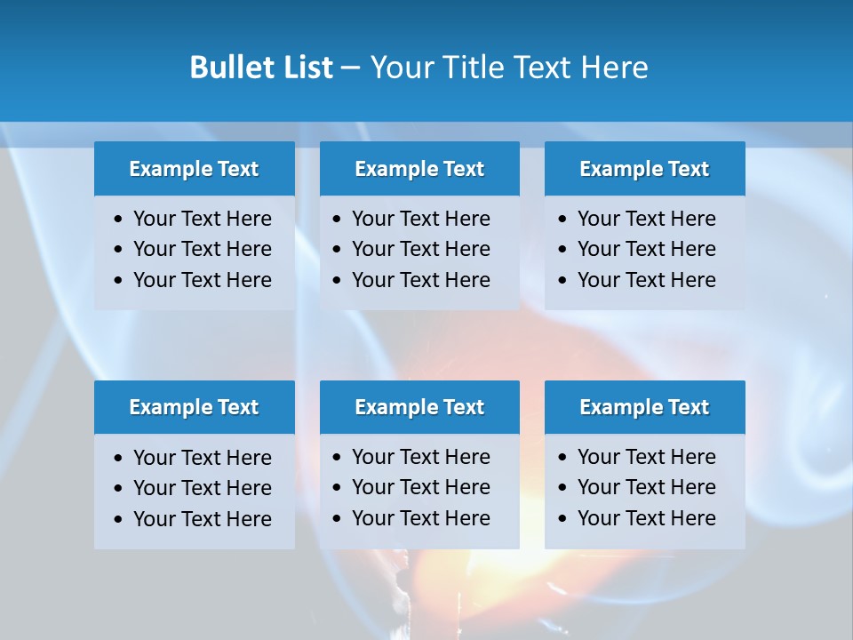 A Matchstick With Blue Smoke Coming Out Of It PowerPoint Template