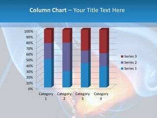 A Matchstick With Blue Smoke Coming Out Of It PowerPoint Template