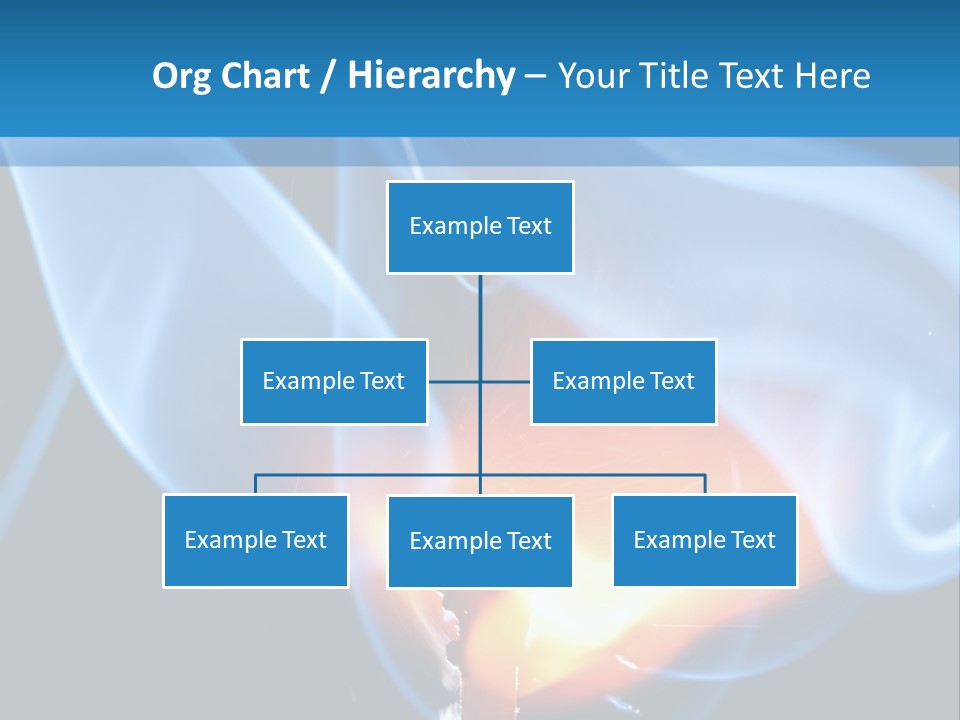 A Matchstick With Blue Smoke Coming Out Of It PowerPoint Template