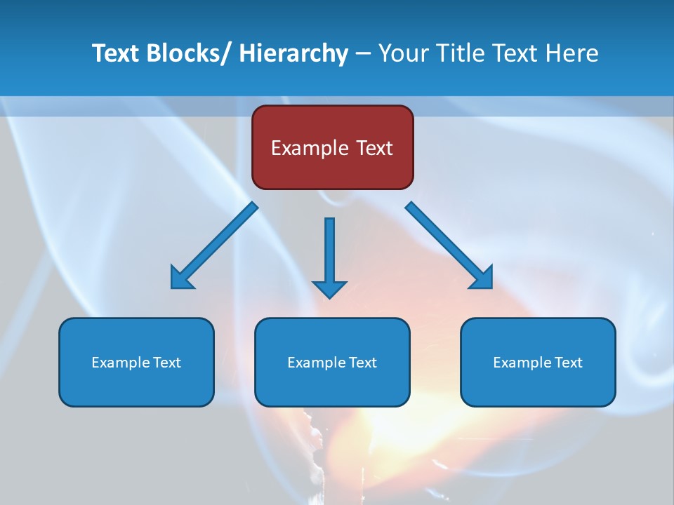 A Matchstick With Blue Smoke Coming Out Of It PowerPoint Template