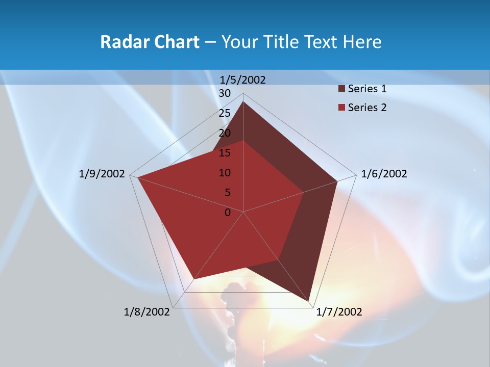 A Matchstick With Blue Smoke Coming Out Of It PowerPoint Template