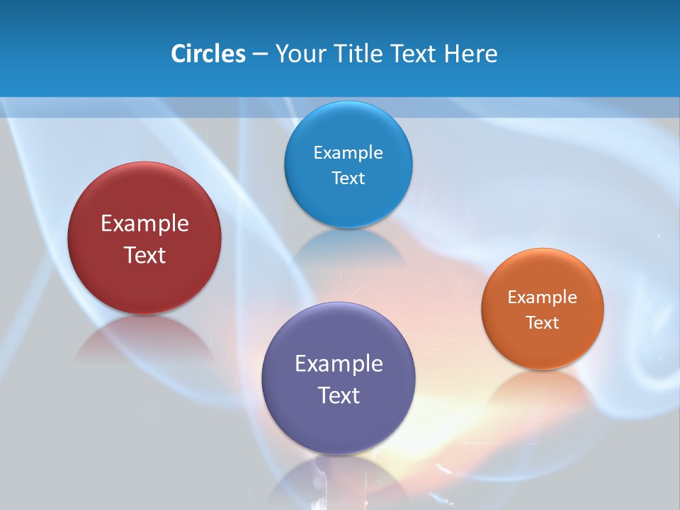 A Matchstick With Blue Smoke Coming Out Of It PowerPoint Template