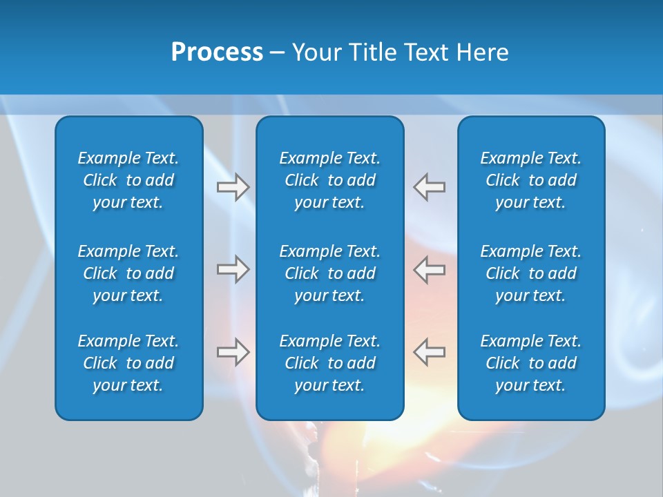 A Matchstick With Blue Smoke Coming Out Of It PowerPoint Template