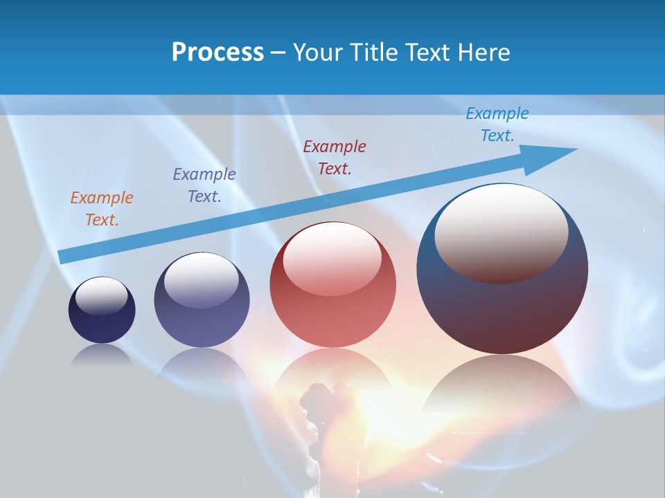 A Matchstick With Blue Smoke Coming Out Of It PowerPoint Template
