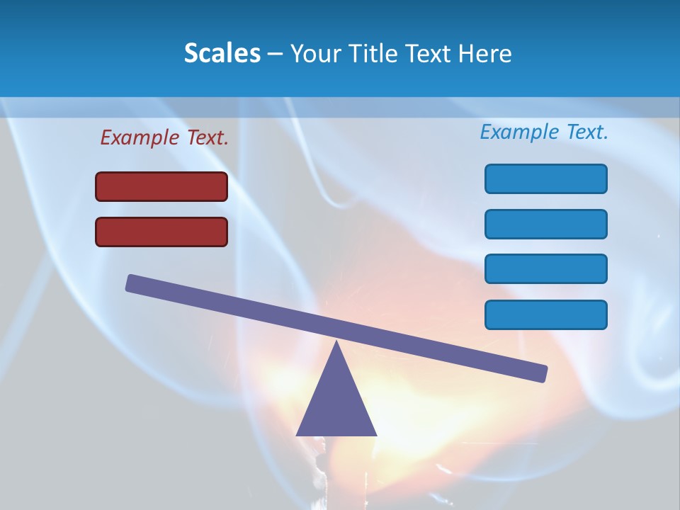 A Matchstick With Blue Smoke Coming Out Of It PowerPoint Template