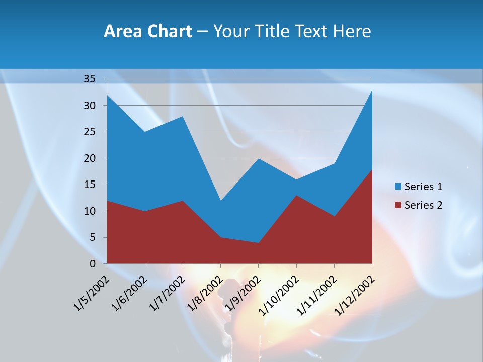 A Matchstick With Blue Smoke Coming Out Of It PowerPoint Template
