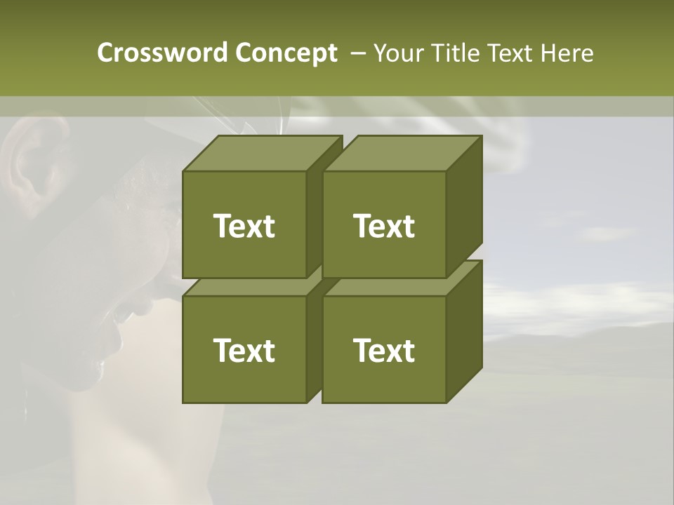 A Couple Of Men Riding Bikes Through A Field PowerPoint Template