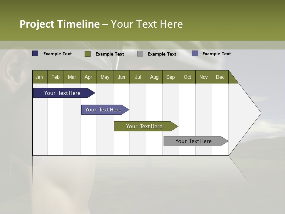 A Couple Of Men Riding Bikes Through A Field PowerPoint Template