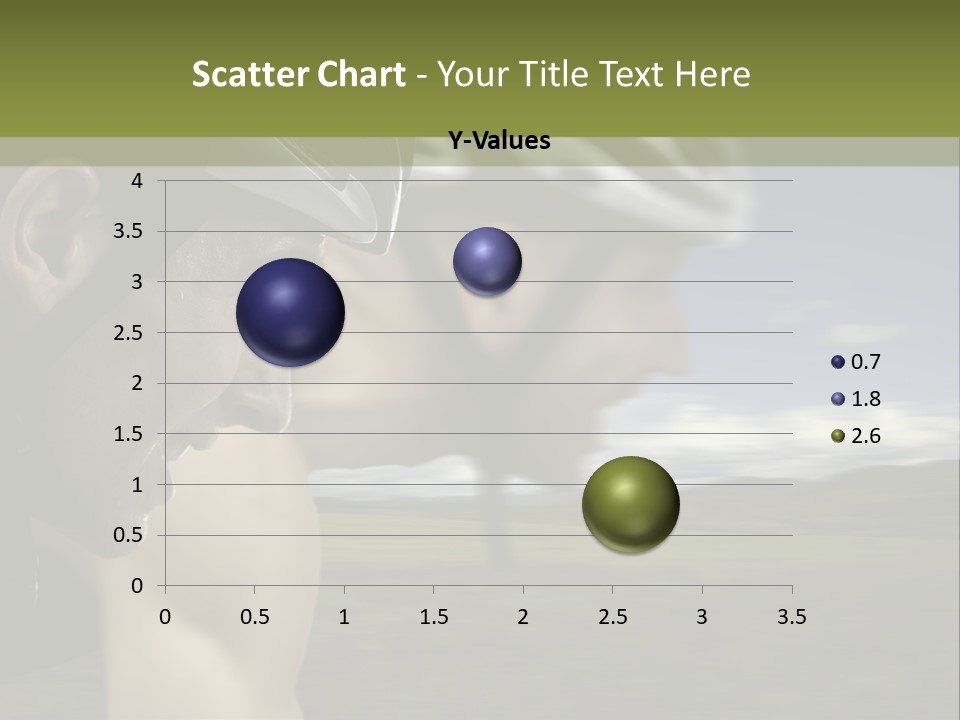 A Couple Of Men Riding Bikes Through A Field PowerPoint Template
