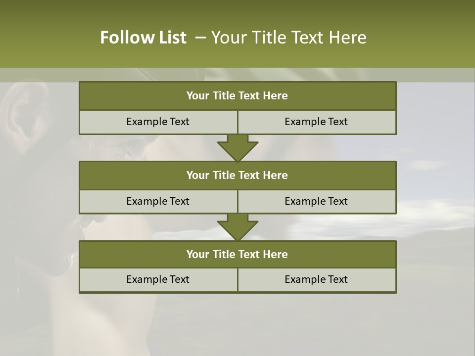 A Couple Of Men Riding Bikes Through A Field PowerPoint Template