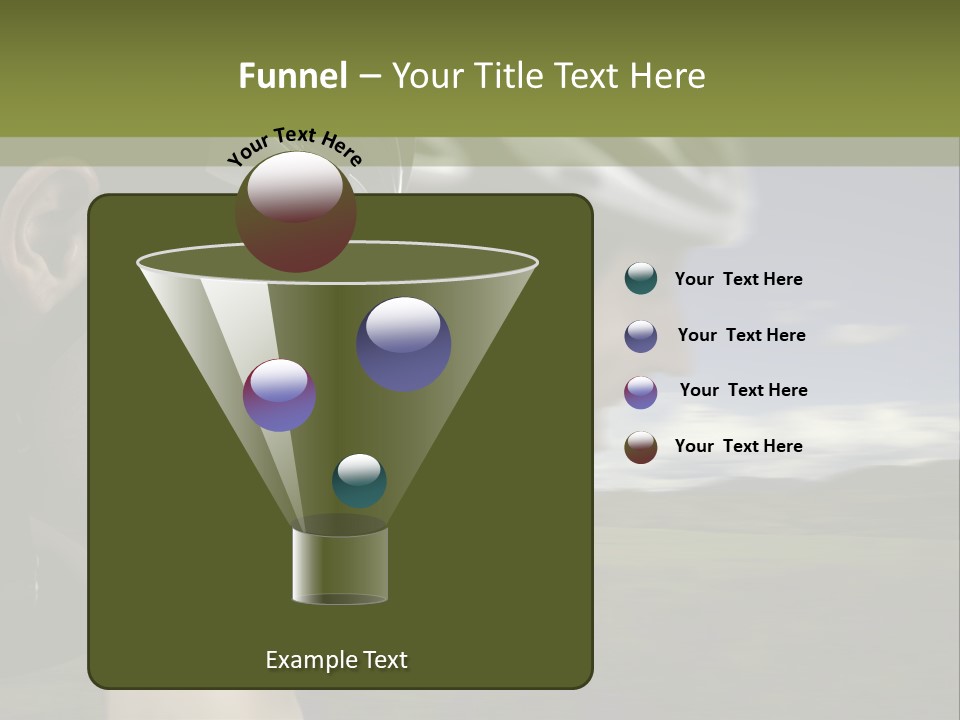 A Couple Of Men Riding Bikes Through A Field PowerPoint Template
