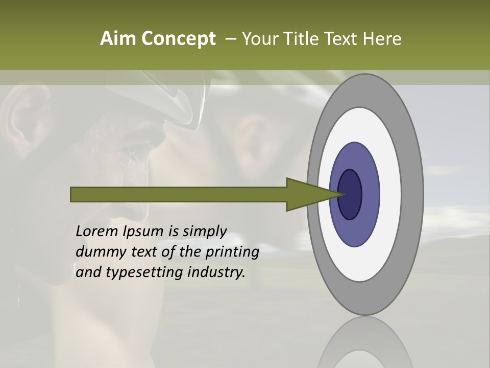 A Couple Of Men Riding Bikes Through A Field PowerPoint Template